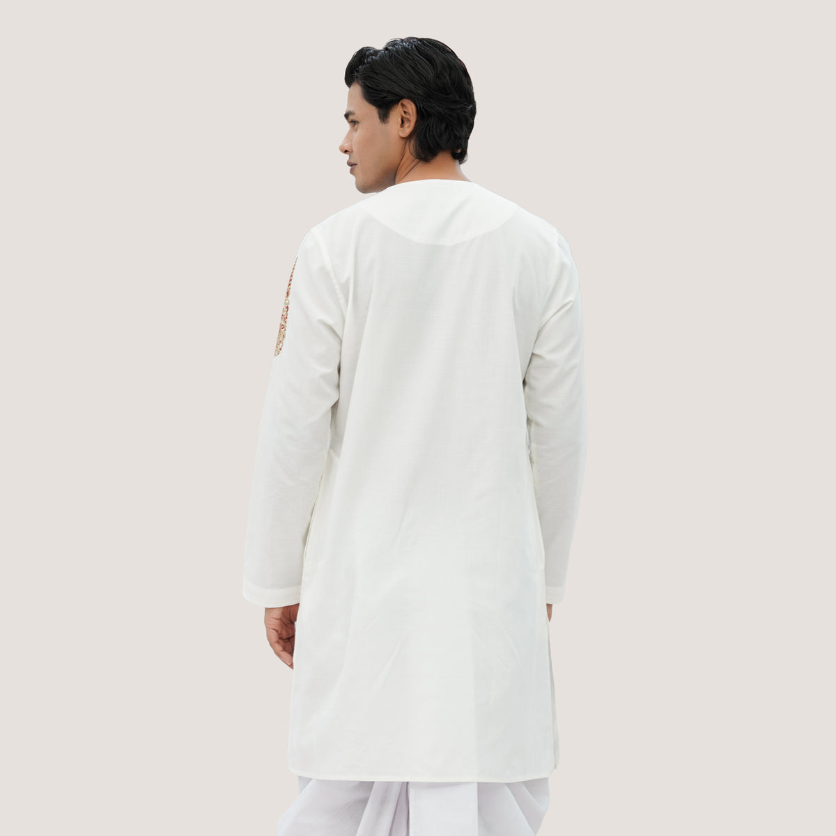 Men's Off White Panjabi