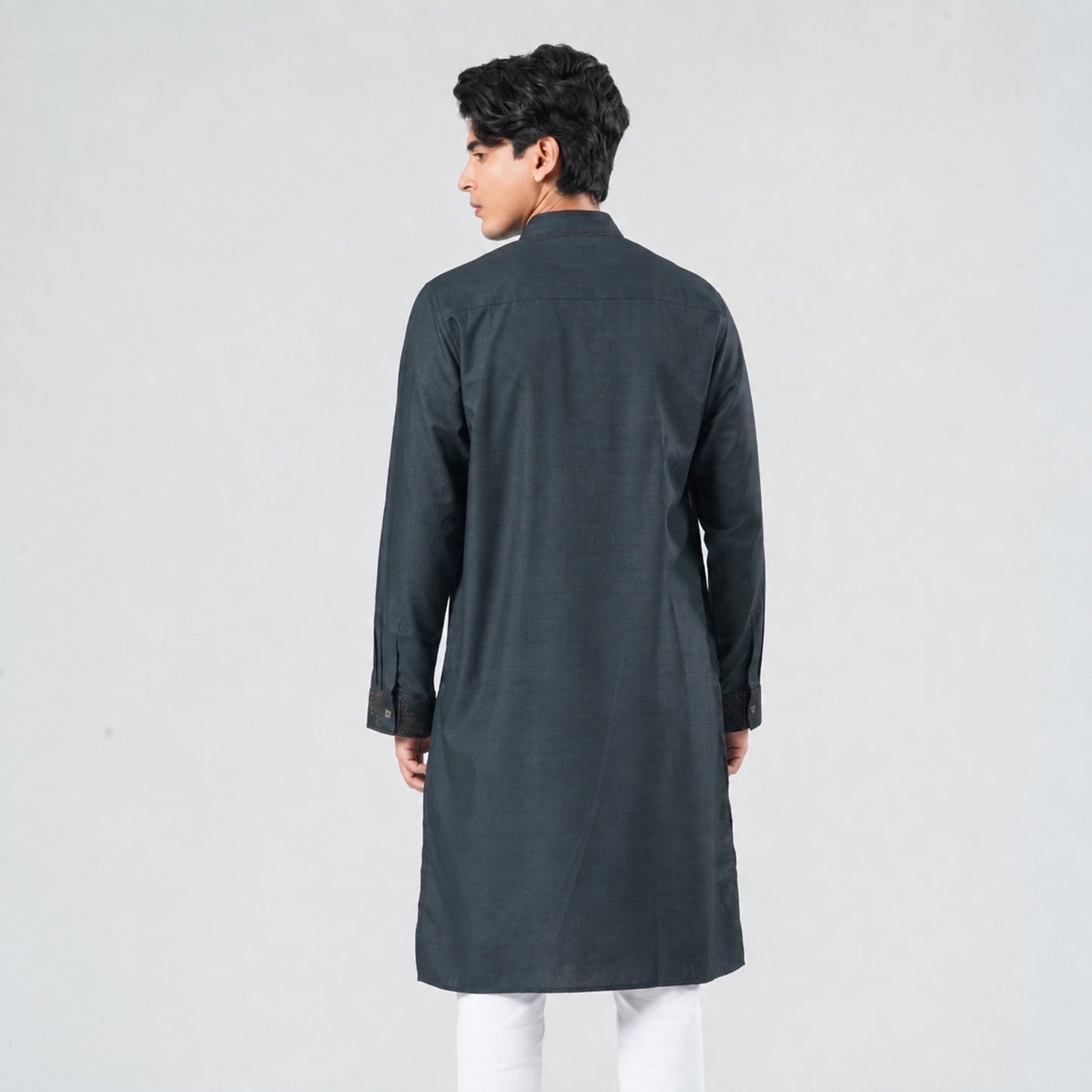 Men’s Charcoal Panjabi