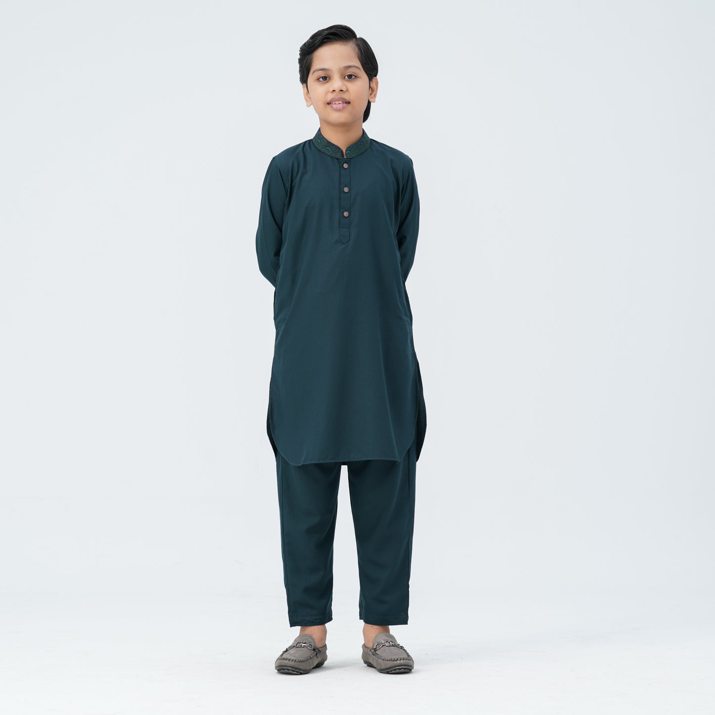 Boy's Viscose Embroidered Kabli