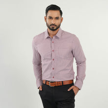Load image into Gallery viewer, MENS FORMAL SHIRT-MAROON STRIPE
