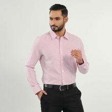 Load image into Gallery viewer, MENS FORMAL SHIRT-RED STRIPE
