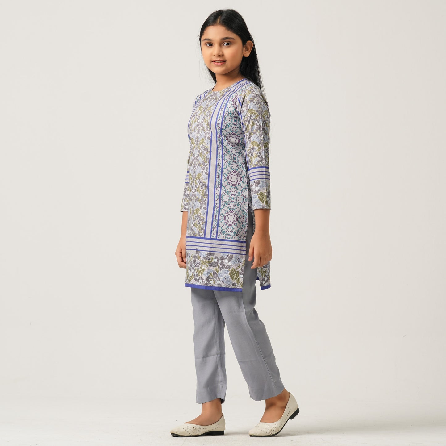 Girls Multicolor Two Piece Set