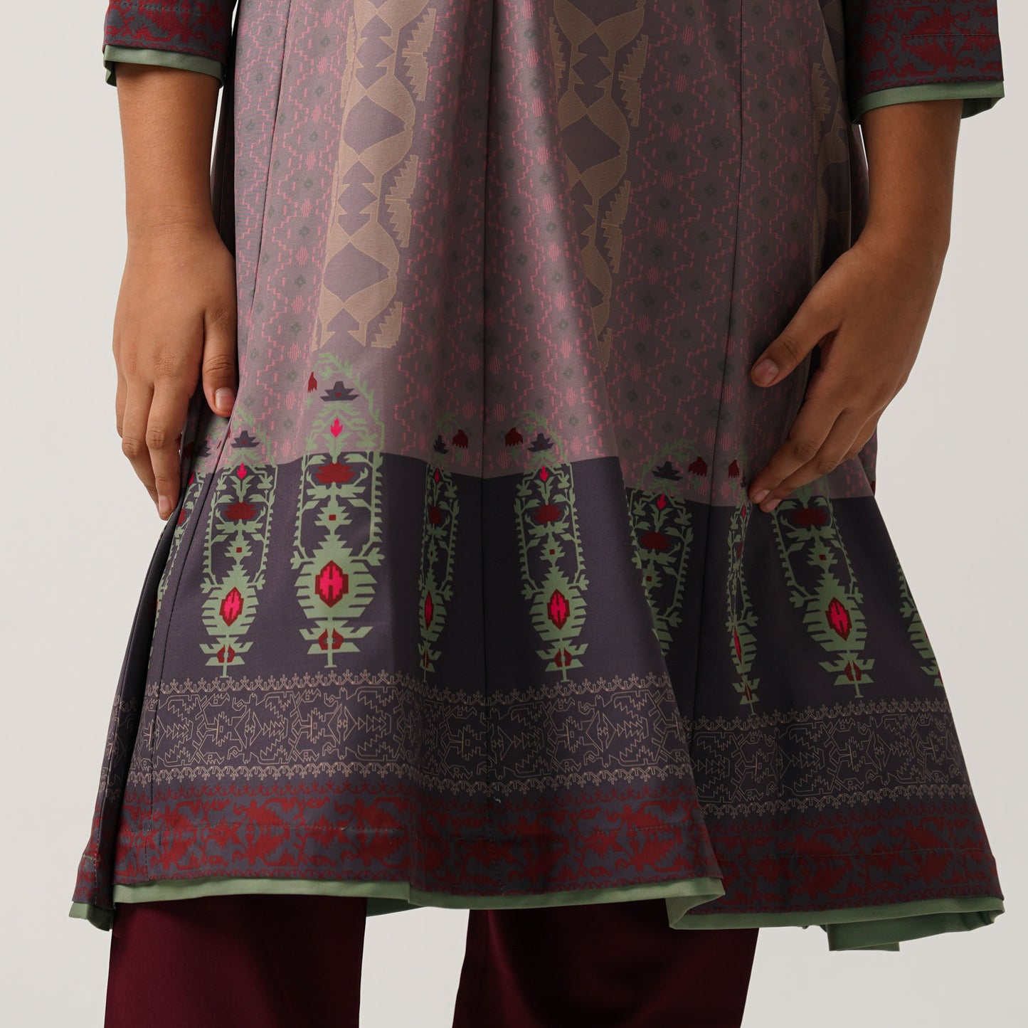 Girls Multi color Two Piece Set