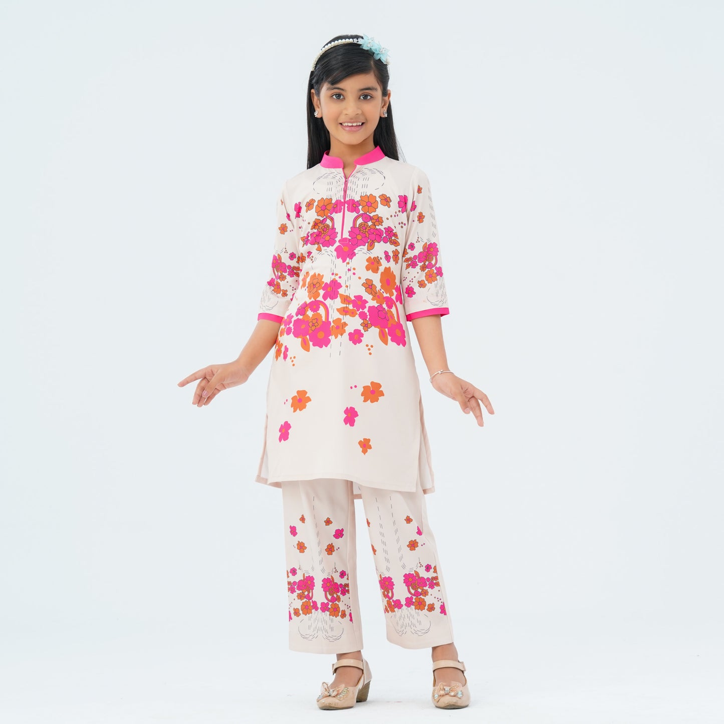 Girl’s Blended Slik Two Piece Set