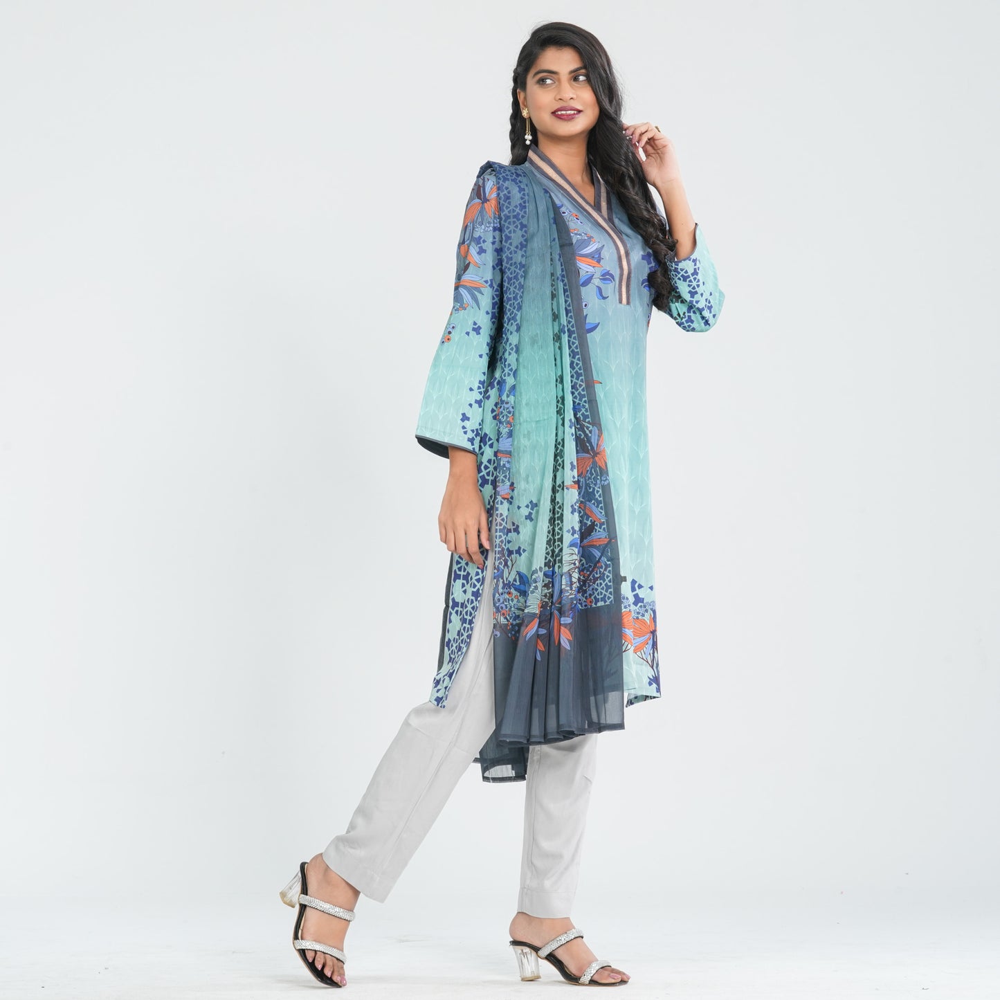 Women’s Blended Silk Three Piece Set