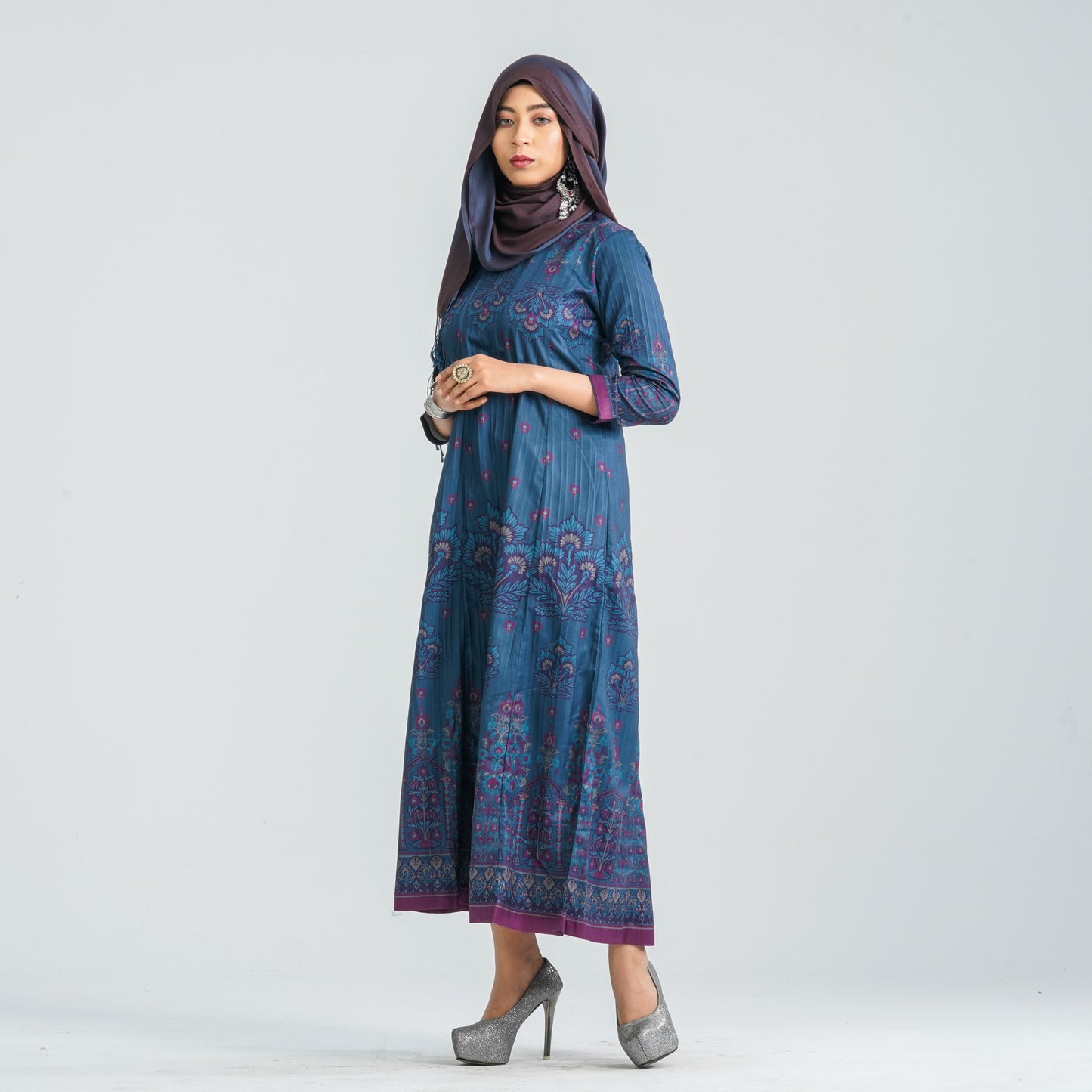Women's Blended Silk Gown
