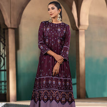 Load image into Gallery viewer, ETHNIC PREMIUM GOWN-CINNAMON
