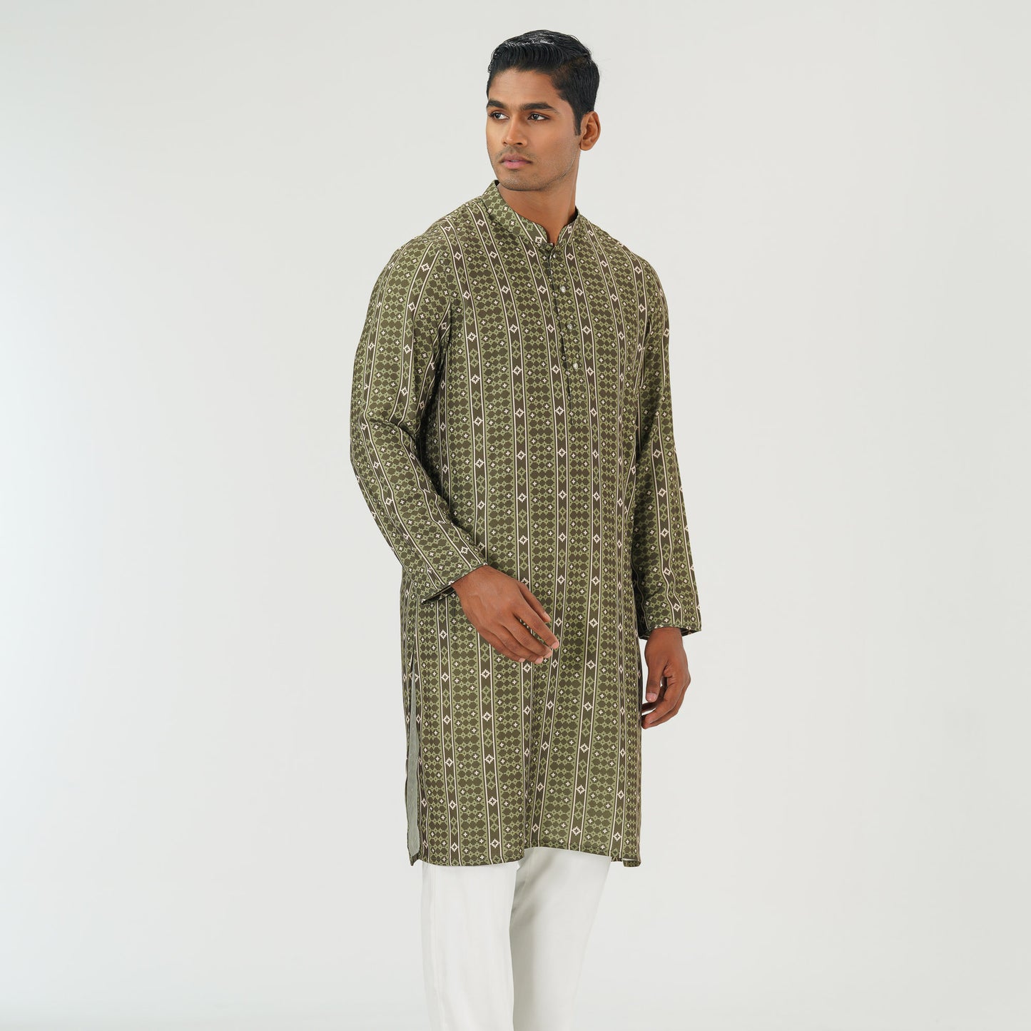 Mens Green Basic Panjabi