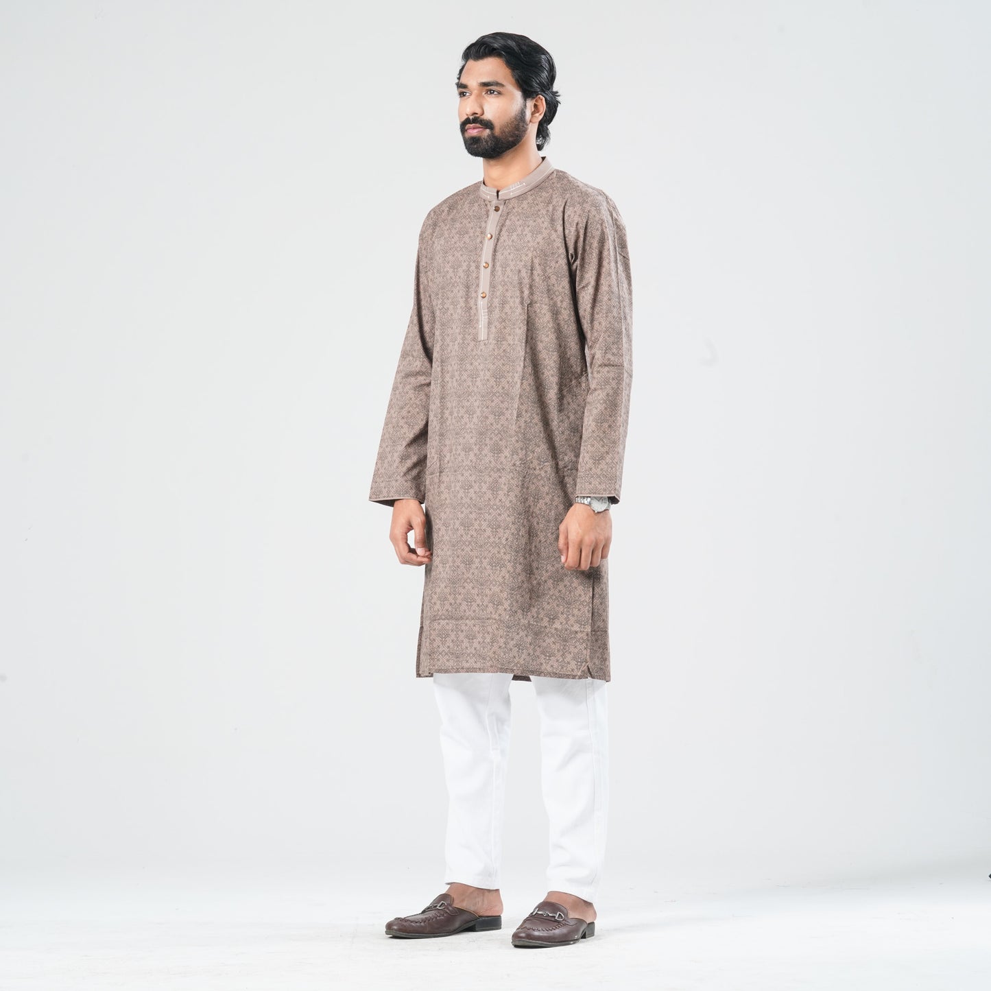 Men's Blended Cotton Panjabi