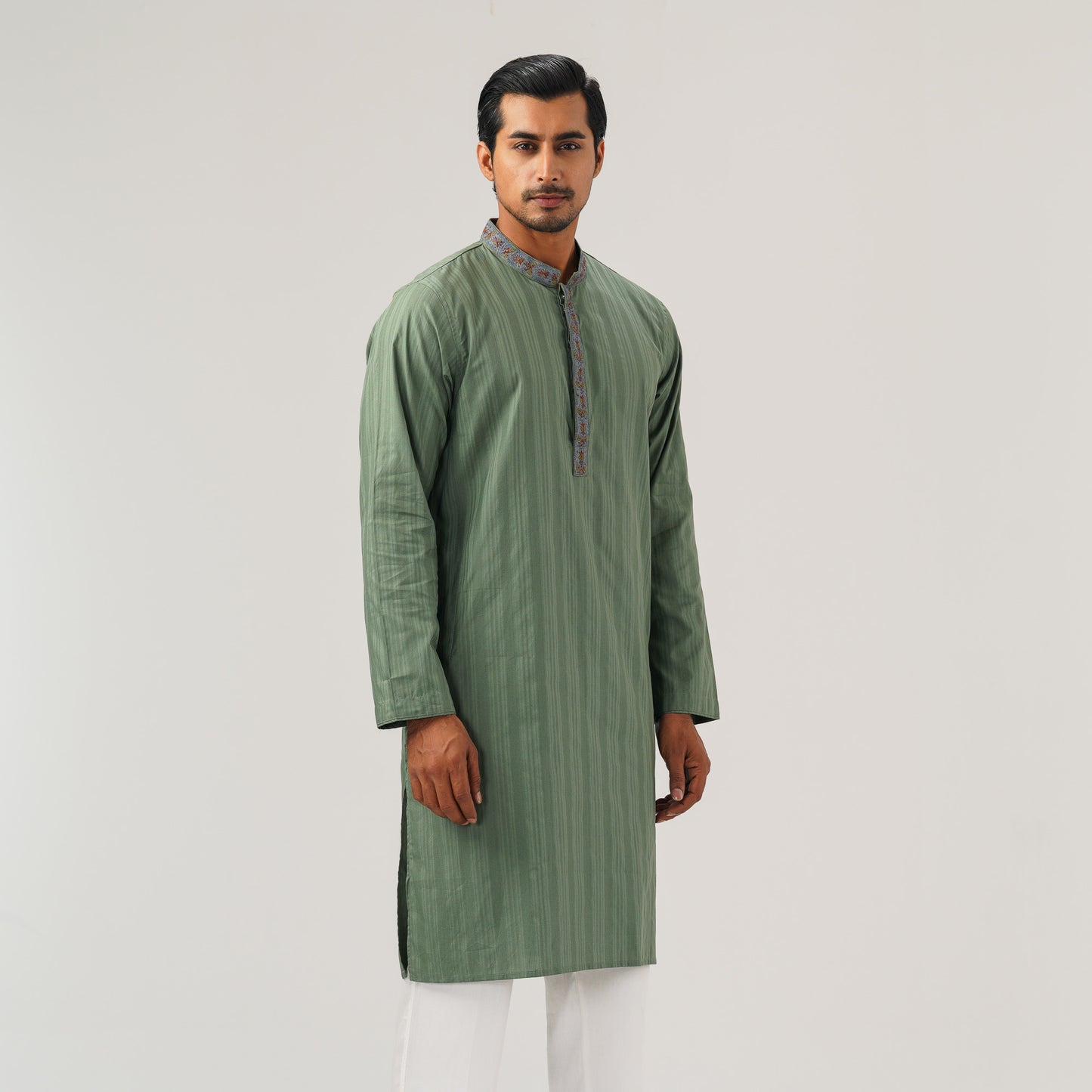 Mens Embroidery Magnolia Panjabi