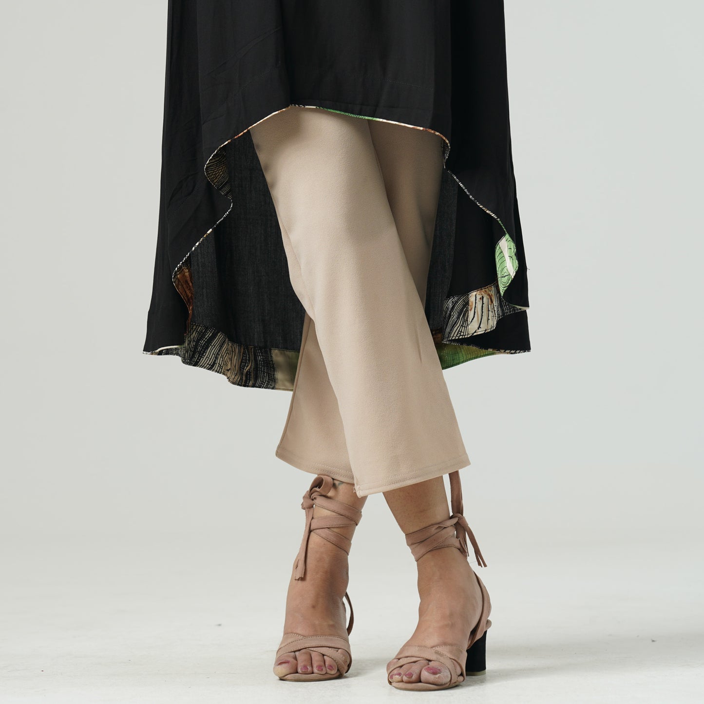 Womens Ethnic Black Kurti