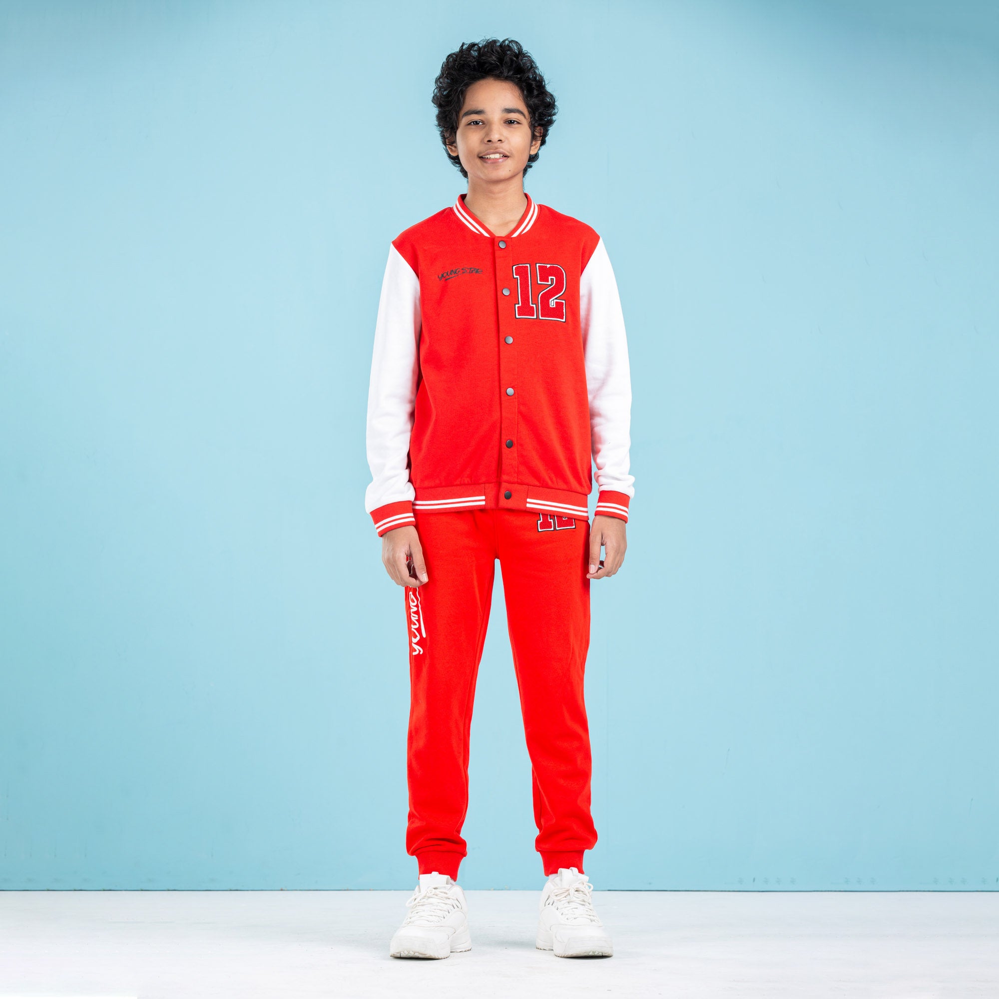 Boys Sweatshirt- Red – TwelveBd