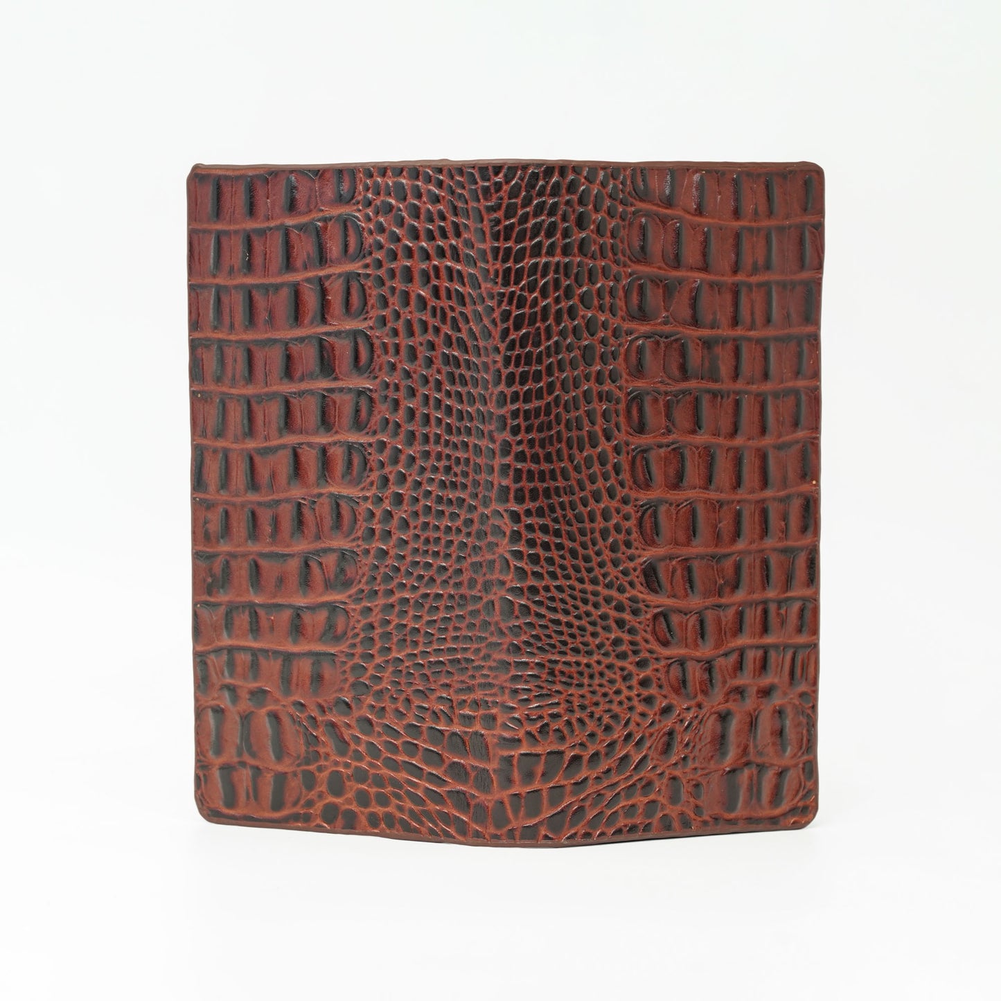 Men’s Brown Crocodile Texture Leather Wallet