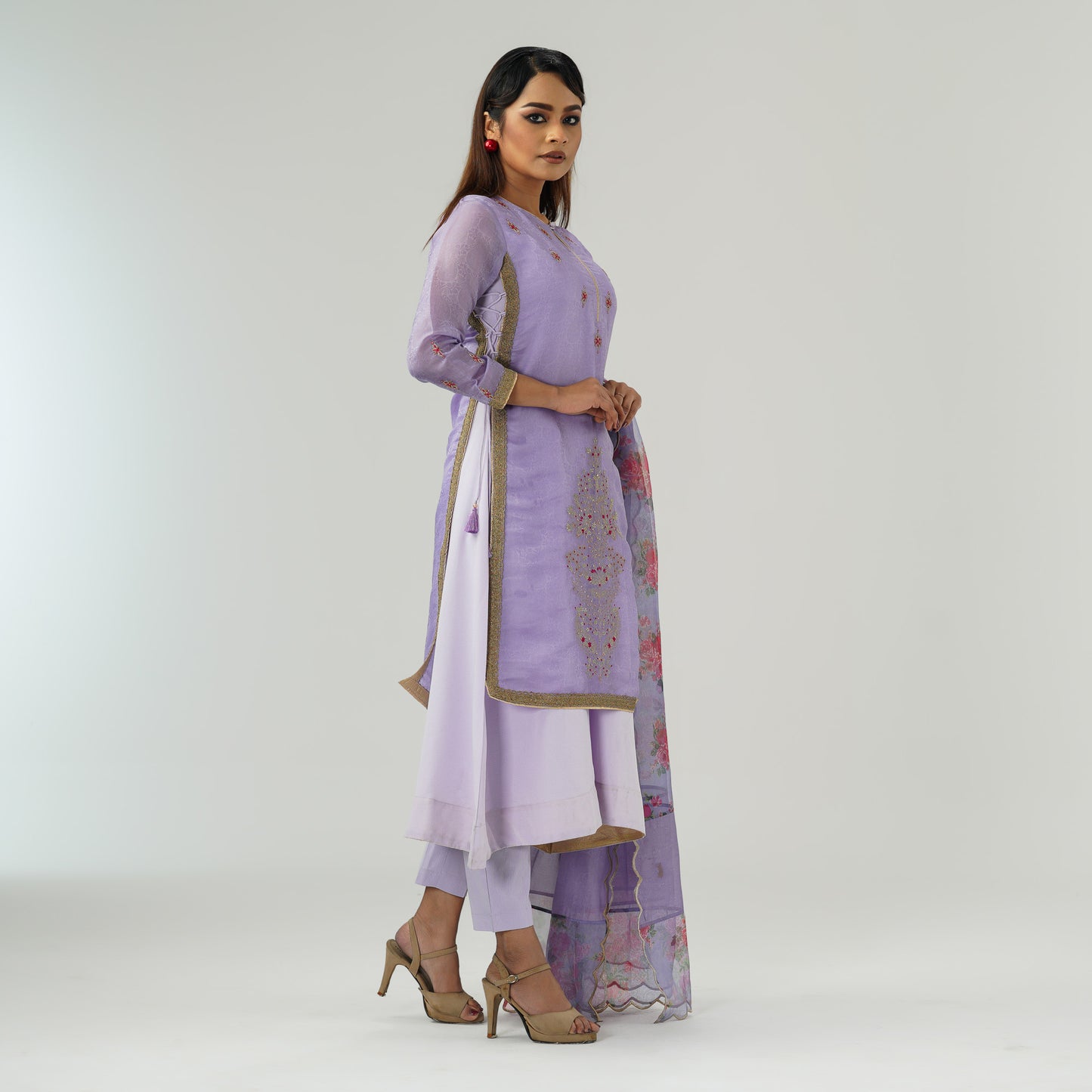 Womens Purple Three Piece Set