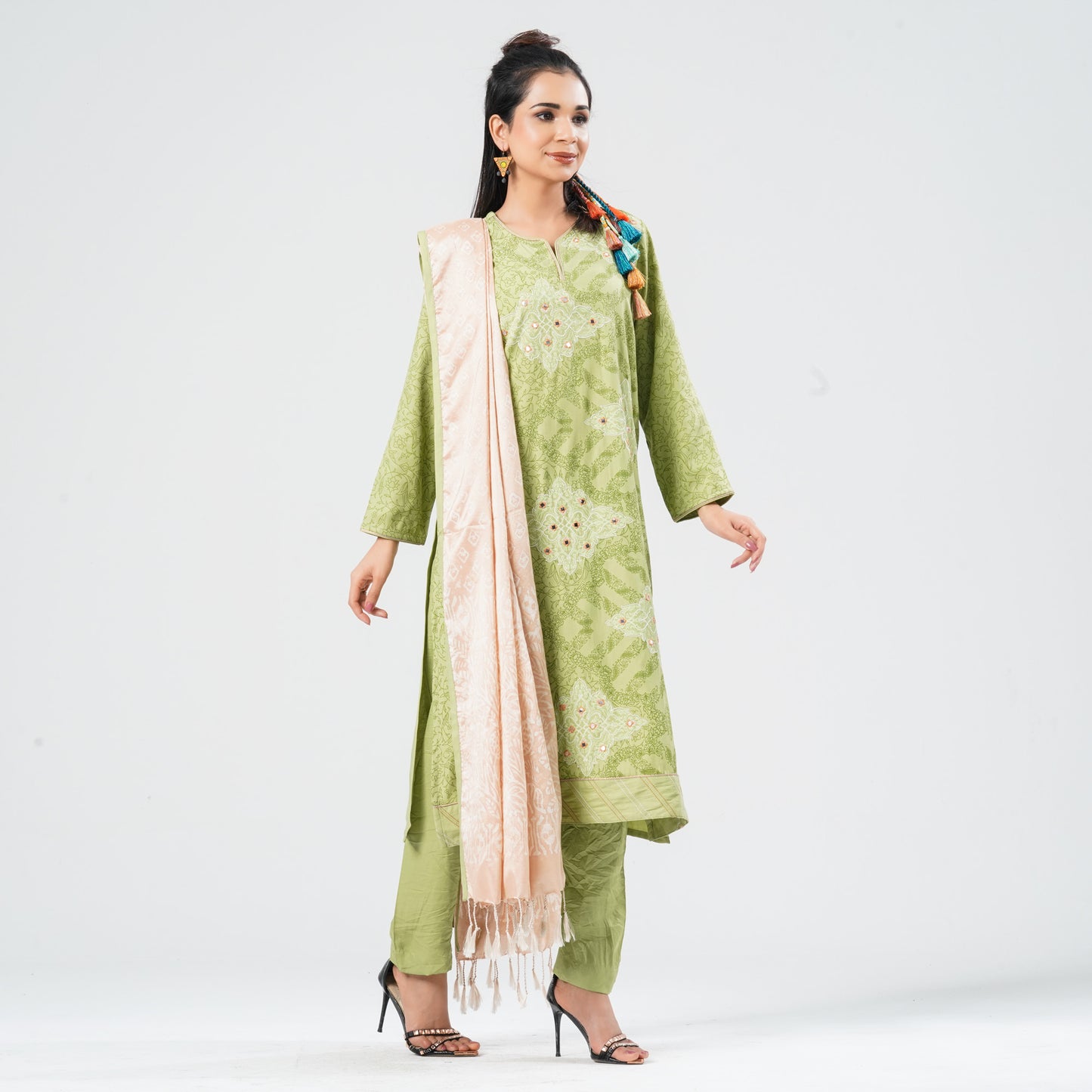 Women’s Blended Silk Three Piece Set