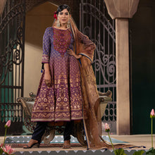 Load image into Gallery viewer, ETHNIC SUPER PREMIUM GOWN-PURPLE OMBRE
