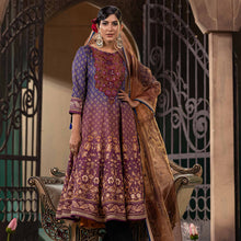 Load image into Gallery viewer, ETHNIC SUPER PREMIUM GOWN-PURPLE OMBRE
