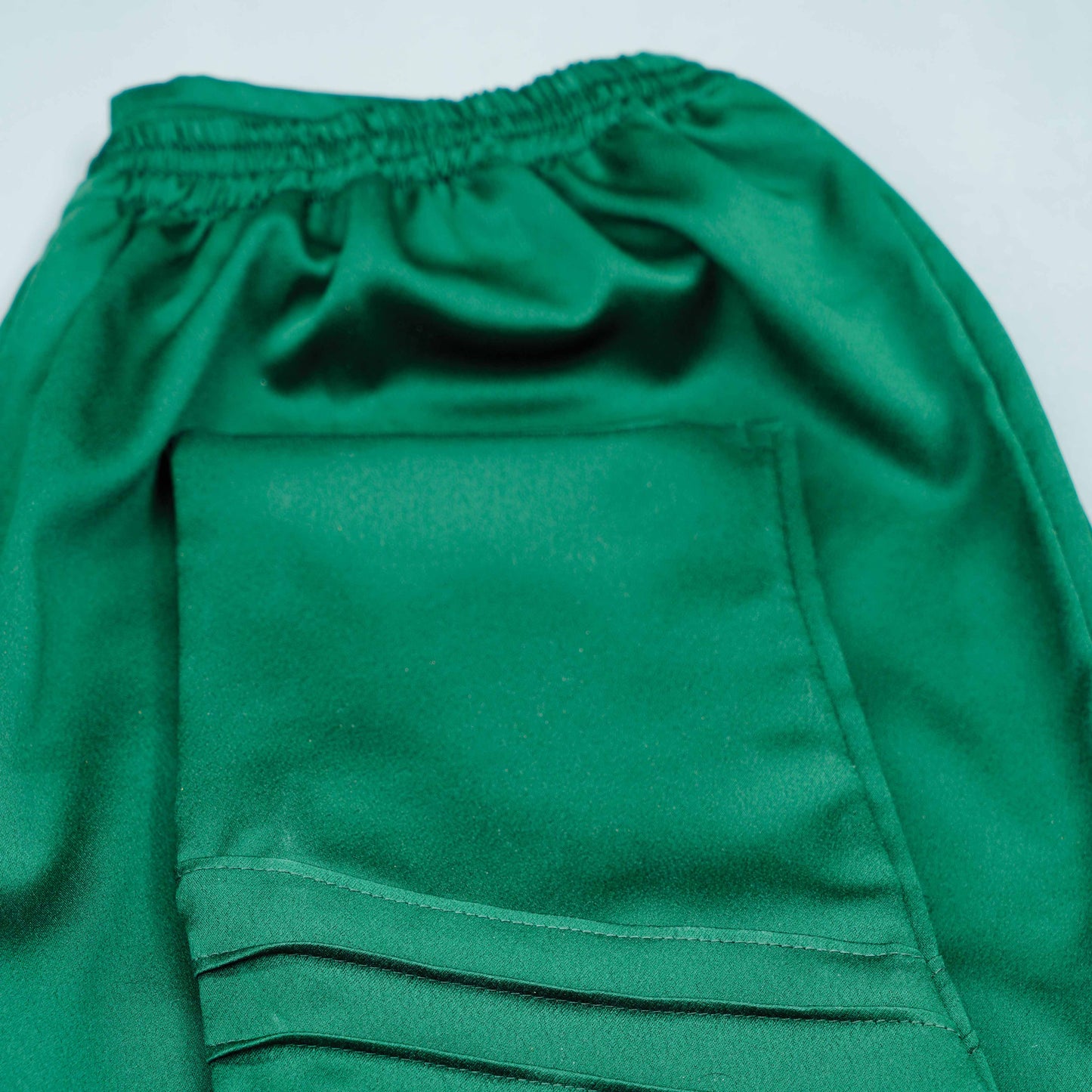 Women Green Silk Bottom
