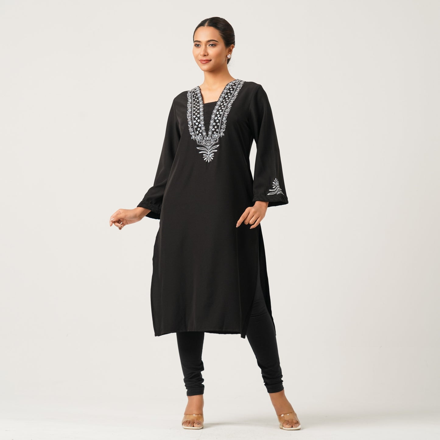 Womens Black Kurti