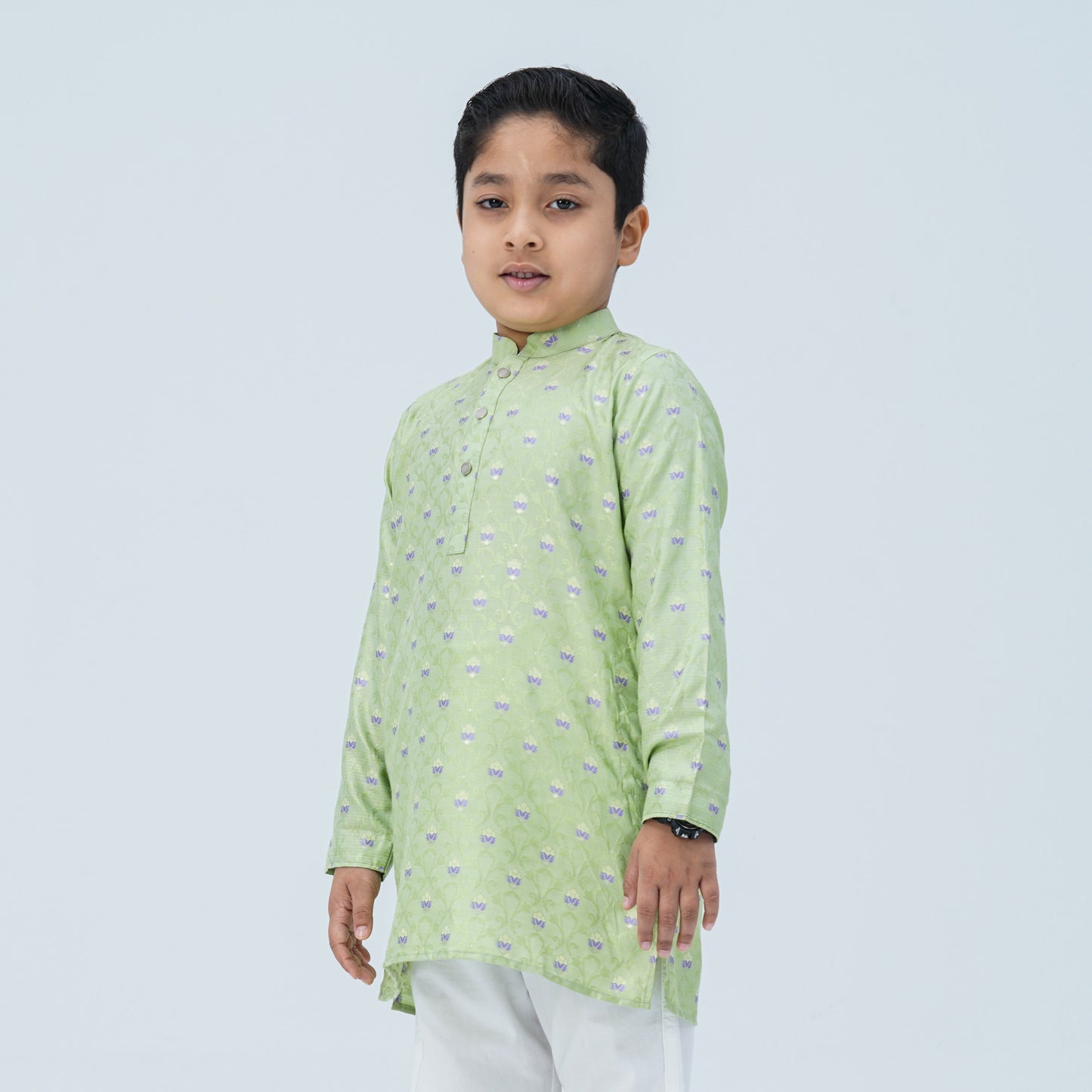 Boy's Cotton Green Panjabi