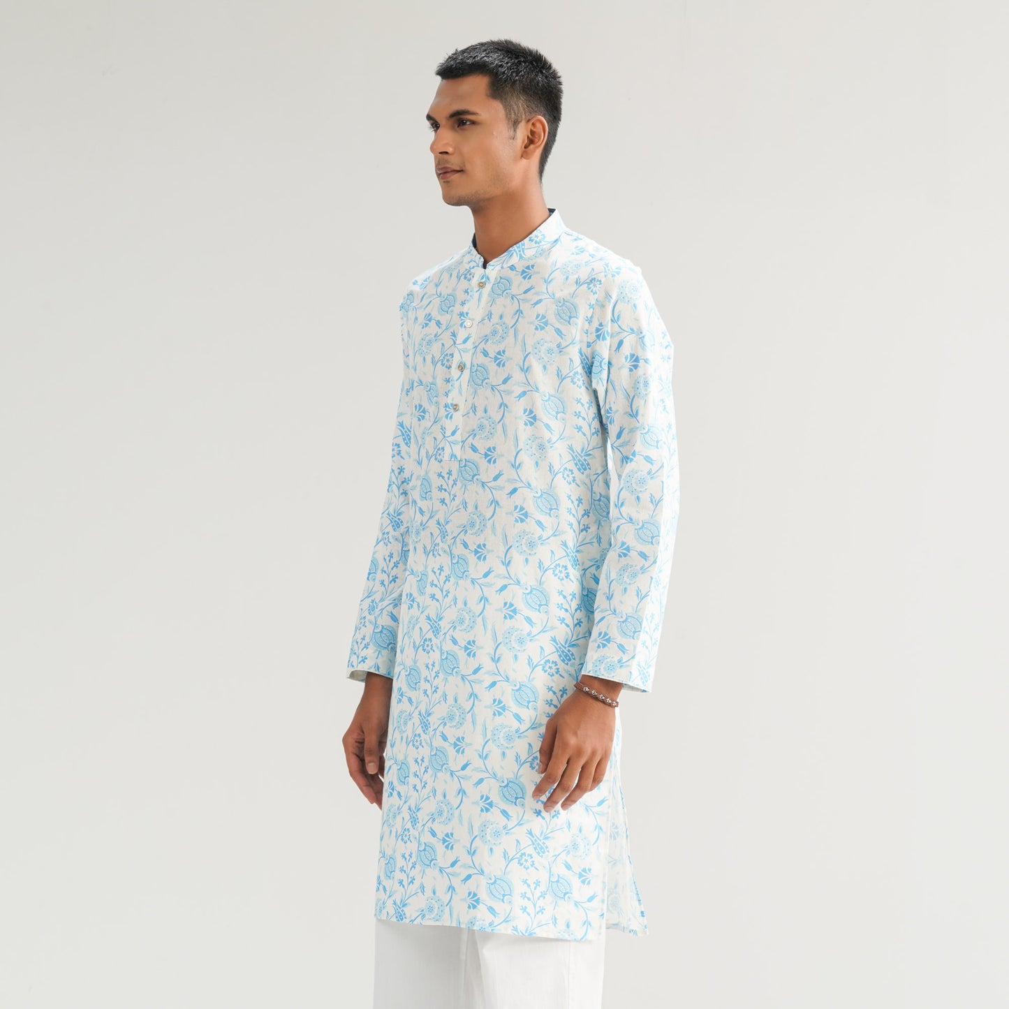 Mens White Panjabi