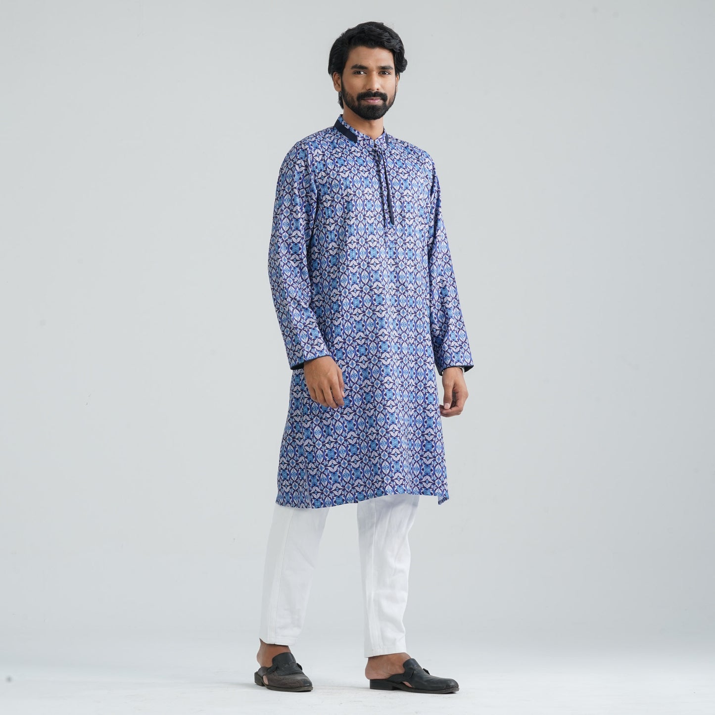 Men’s Blue Print Panjabi