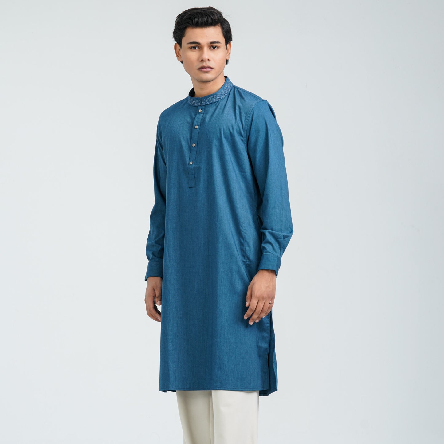 Men’s Suiting Fabric Embroidered Panjabi
