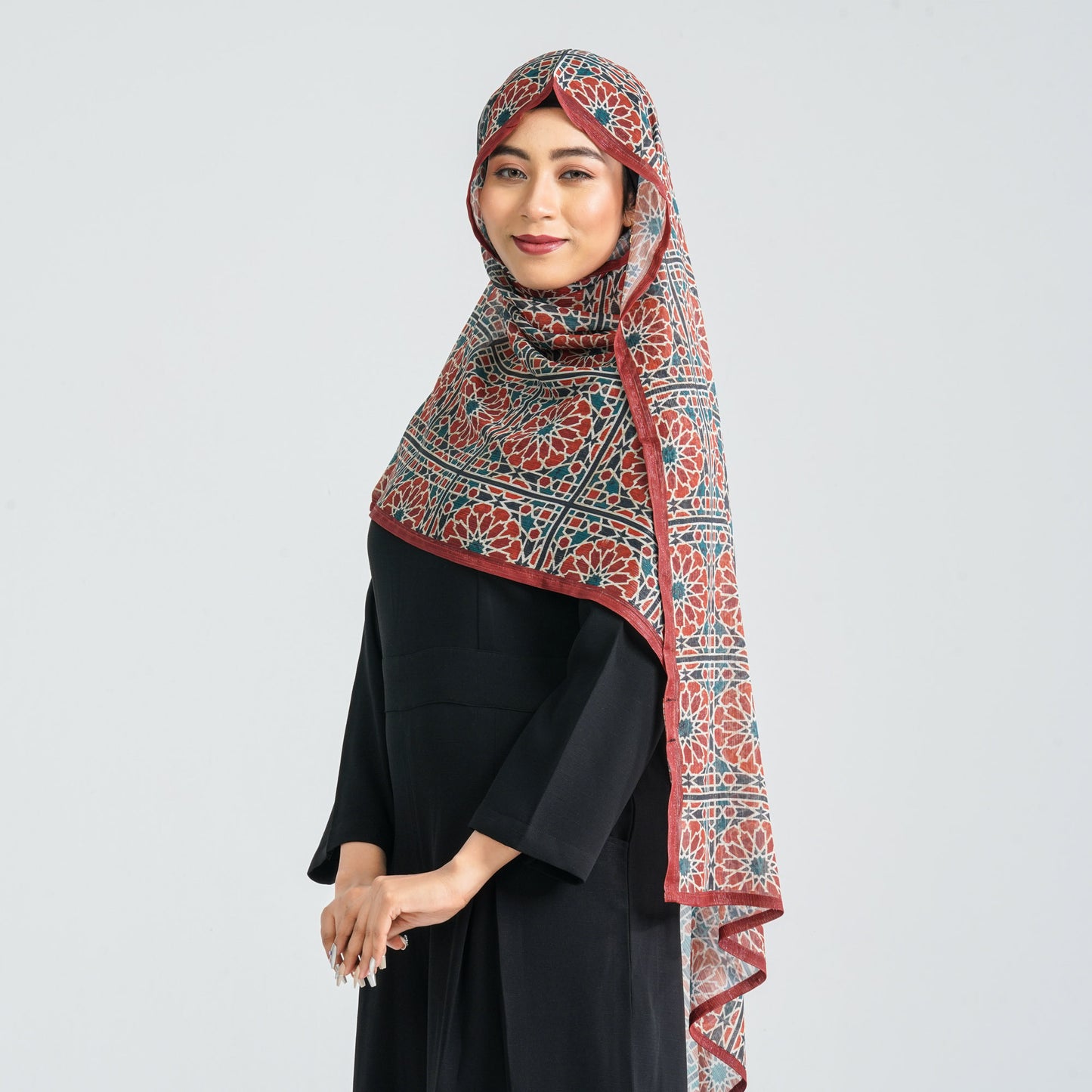 Women’s Blended Silk Digital Printed Scarf