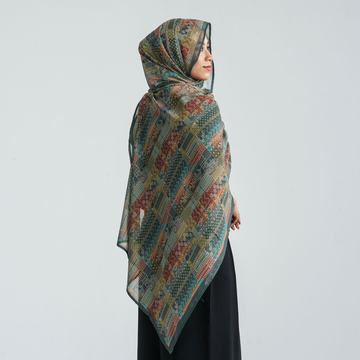 Women’s Blended Silk Digital Printed Scarf