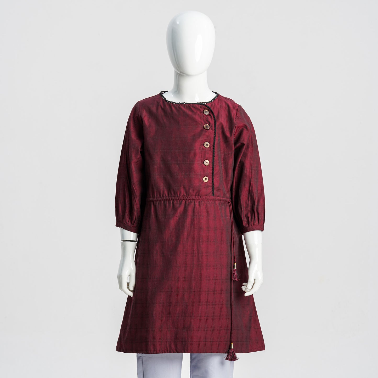 GIRLS TEEN TUNIC-MAROON