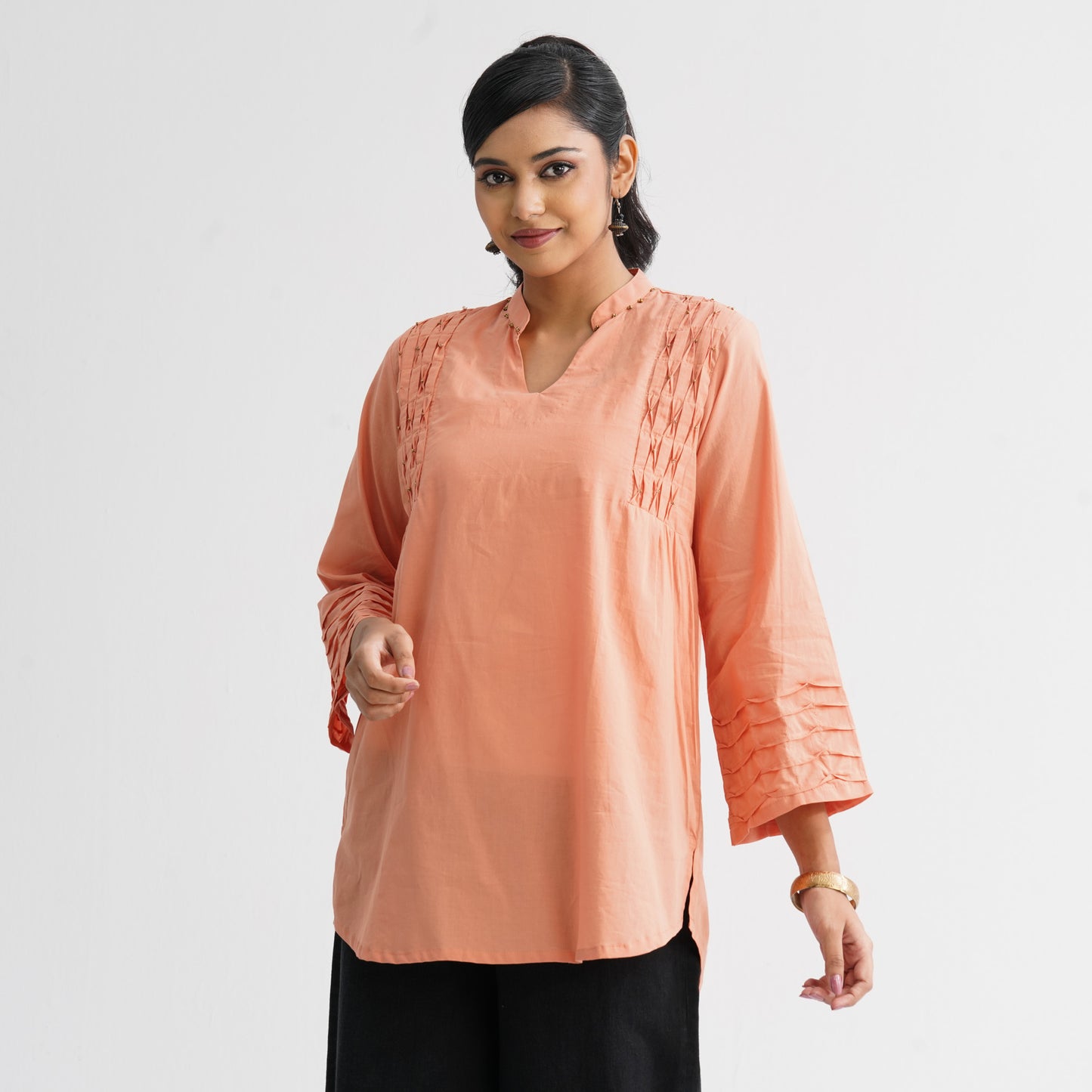 Women’s Peach Cotton Tunic