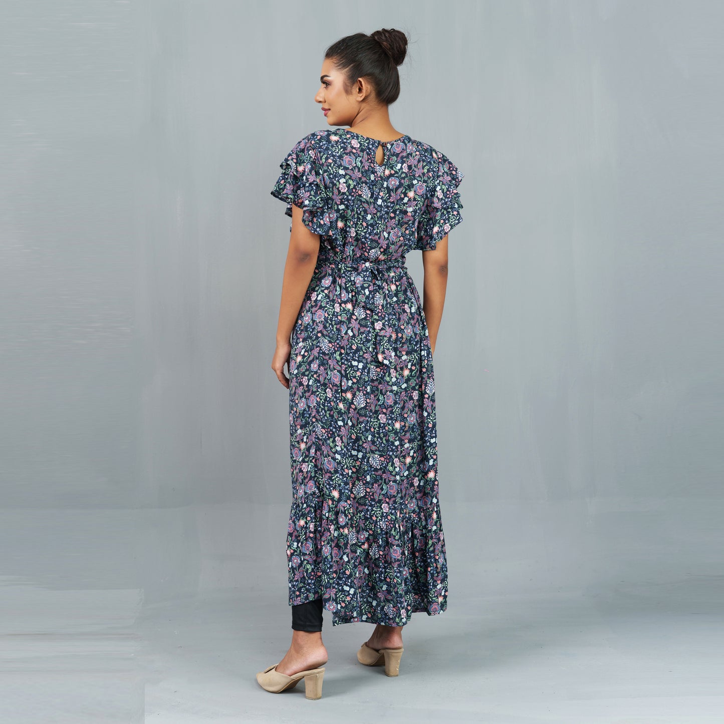 Womens Dress- Blue/Pink