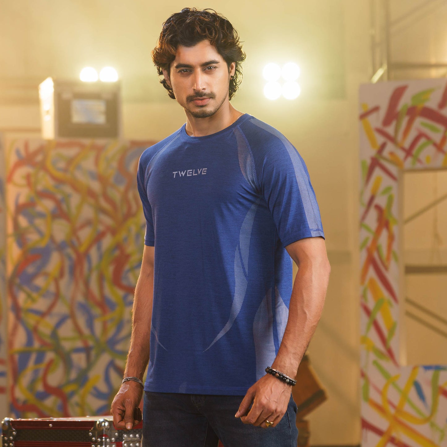 Mens Navy Activewear T-Shirt