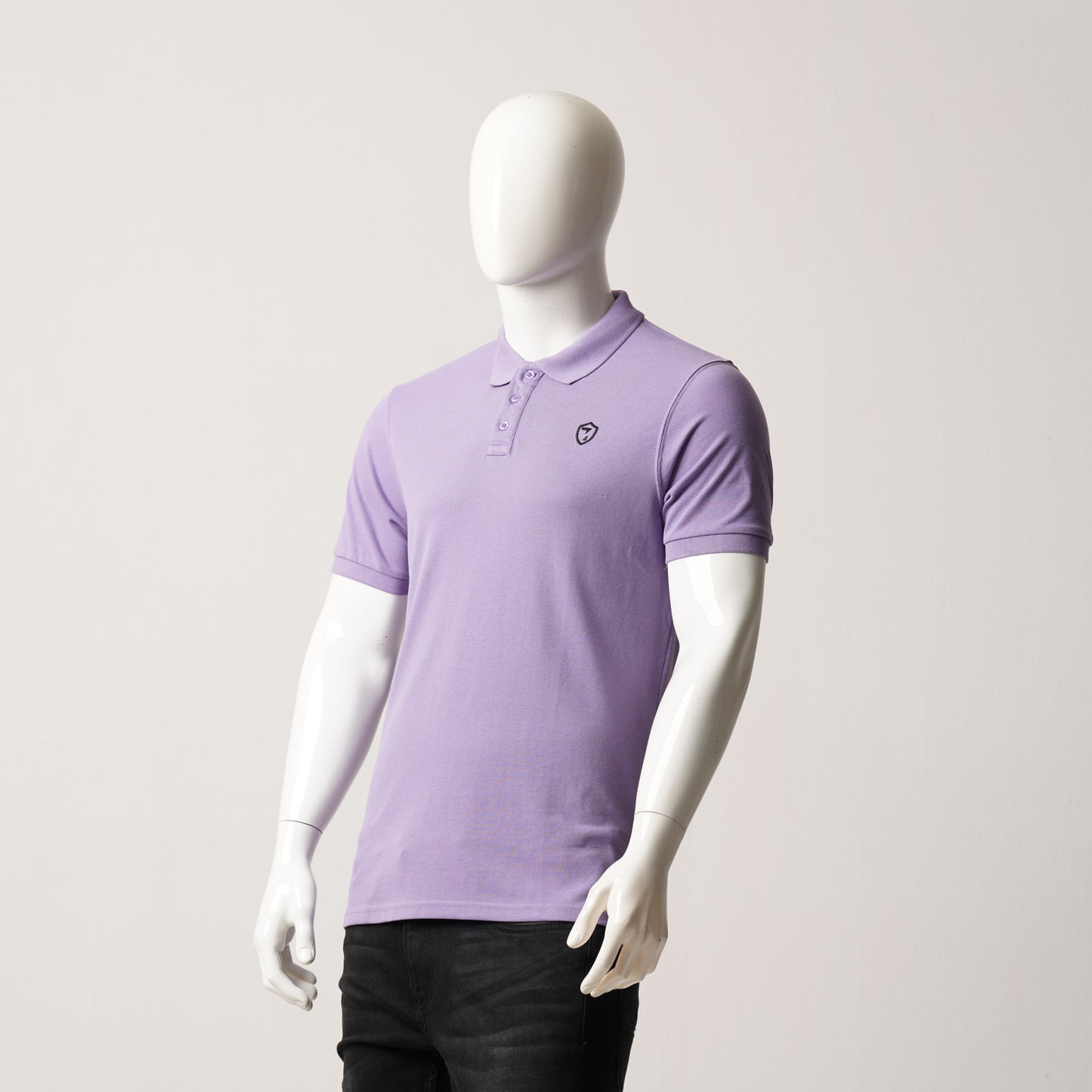 Mens Lavender Polo