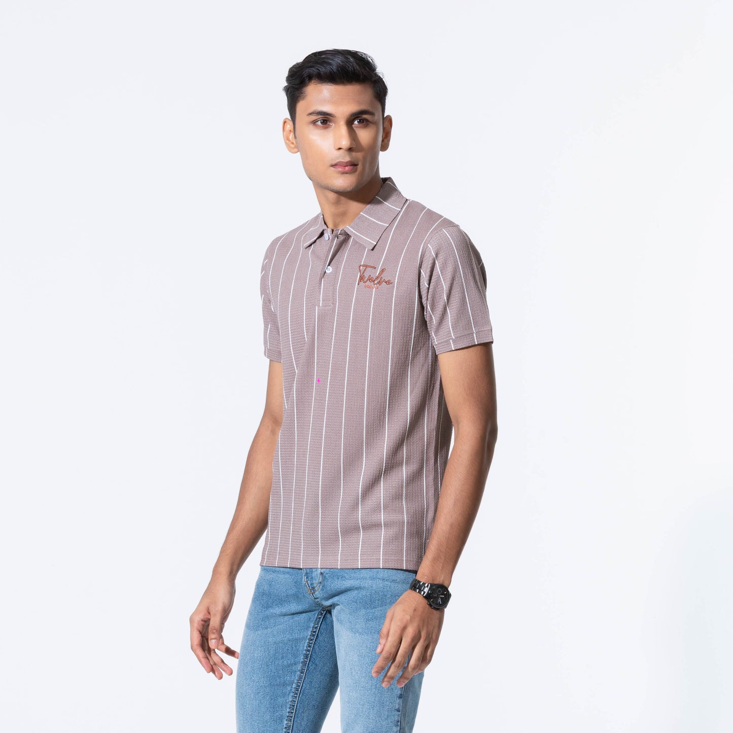 Mens Brown Polo