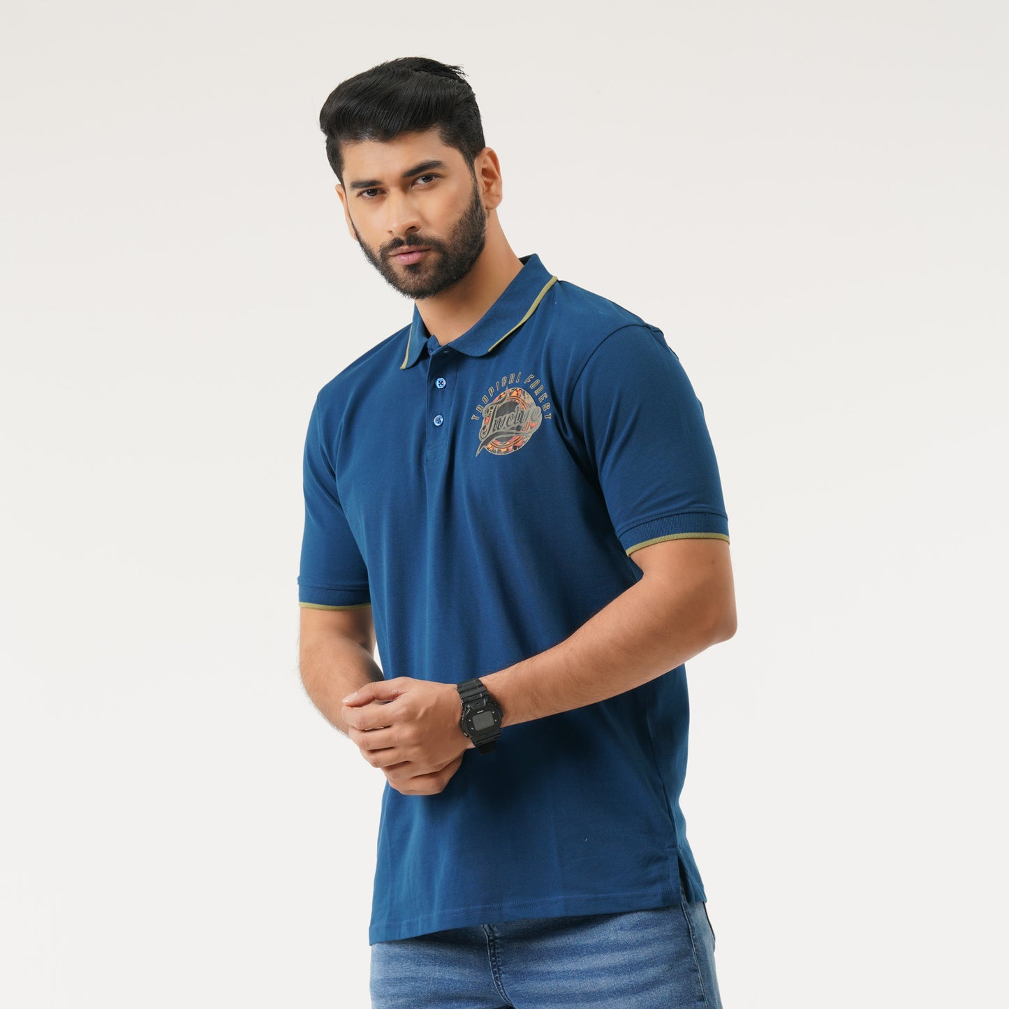 Mens Navy Polo Shirt