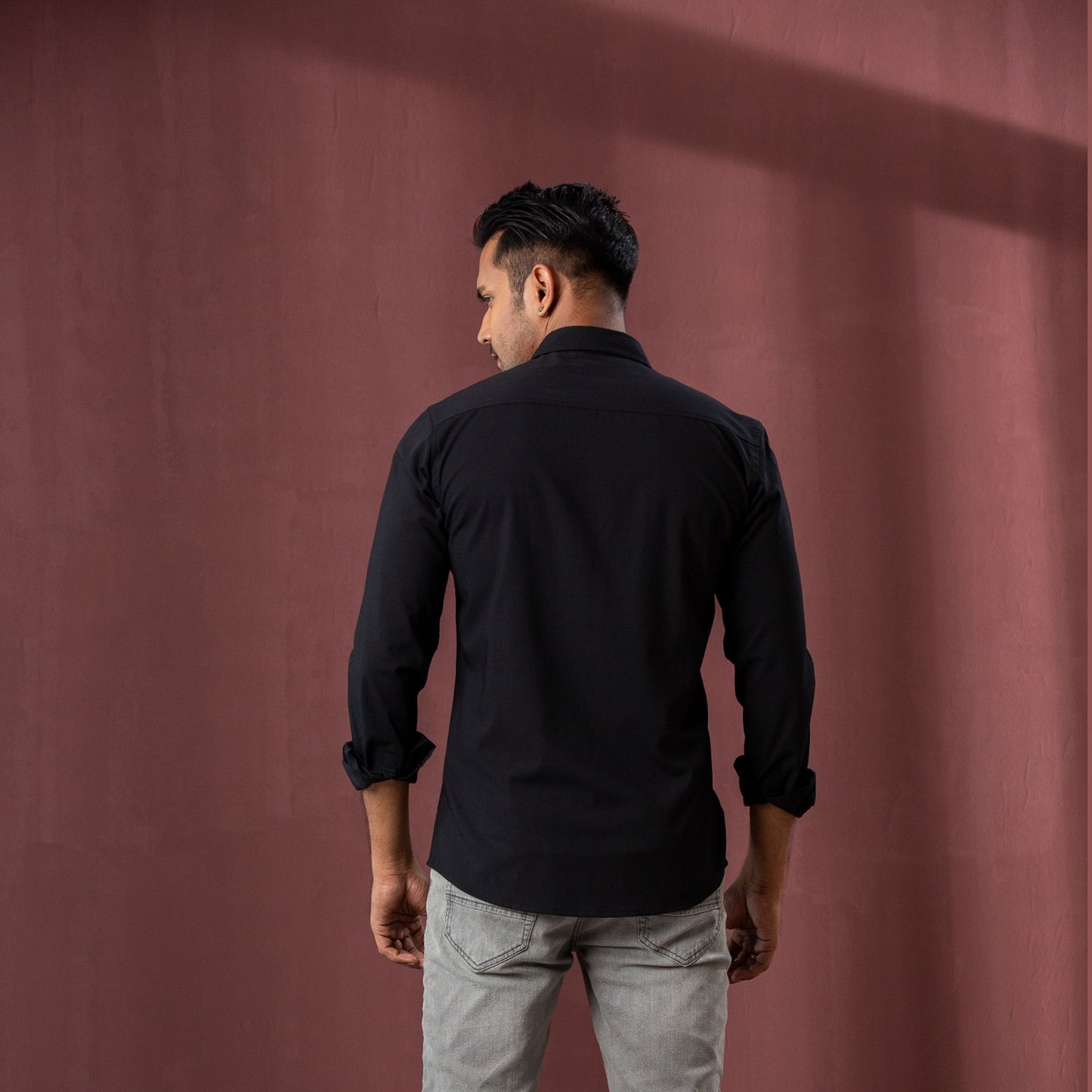 Mens Black Shirt