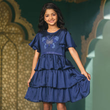 Load image into Gallery viewer, GIRLS FROCK-BLUE
