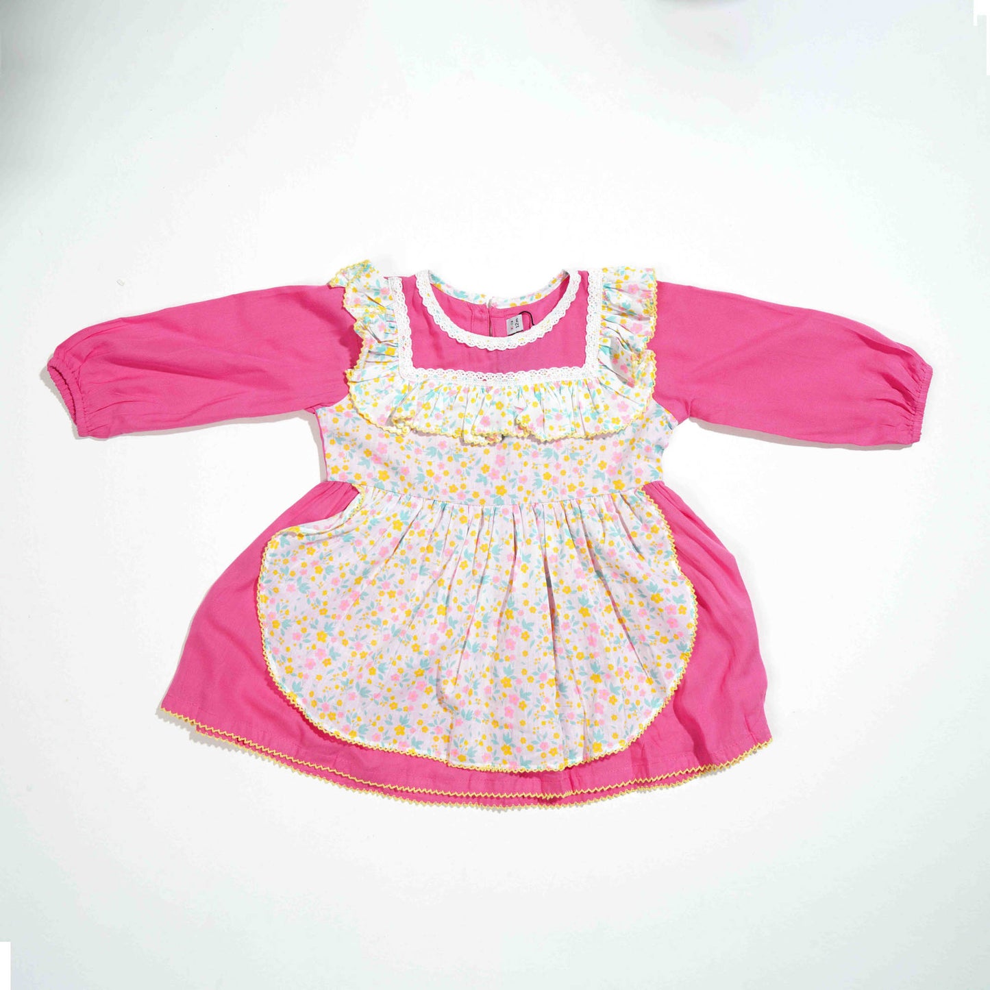 New Born Girls Frock- Pink