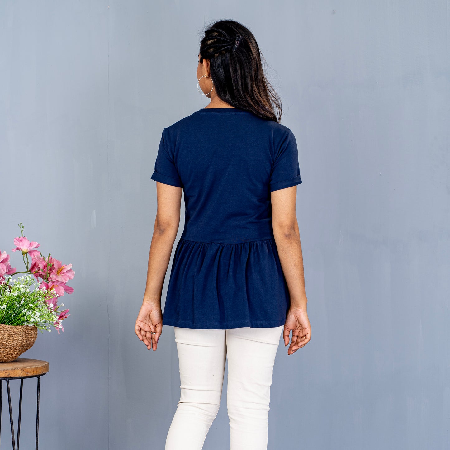 Womens T-Shirt- Navy