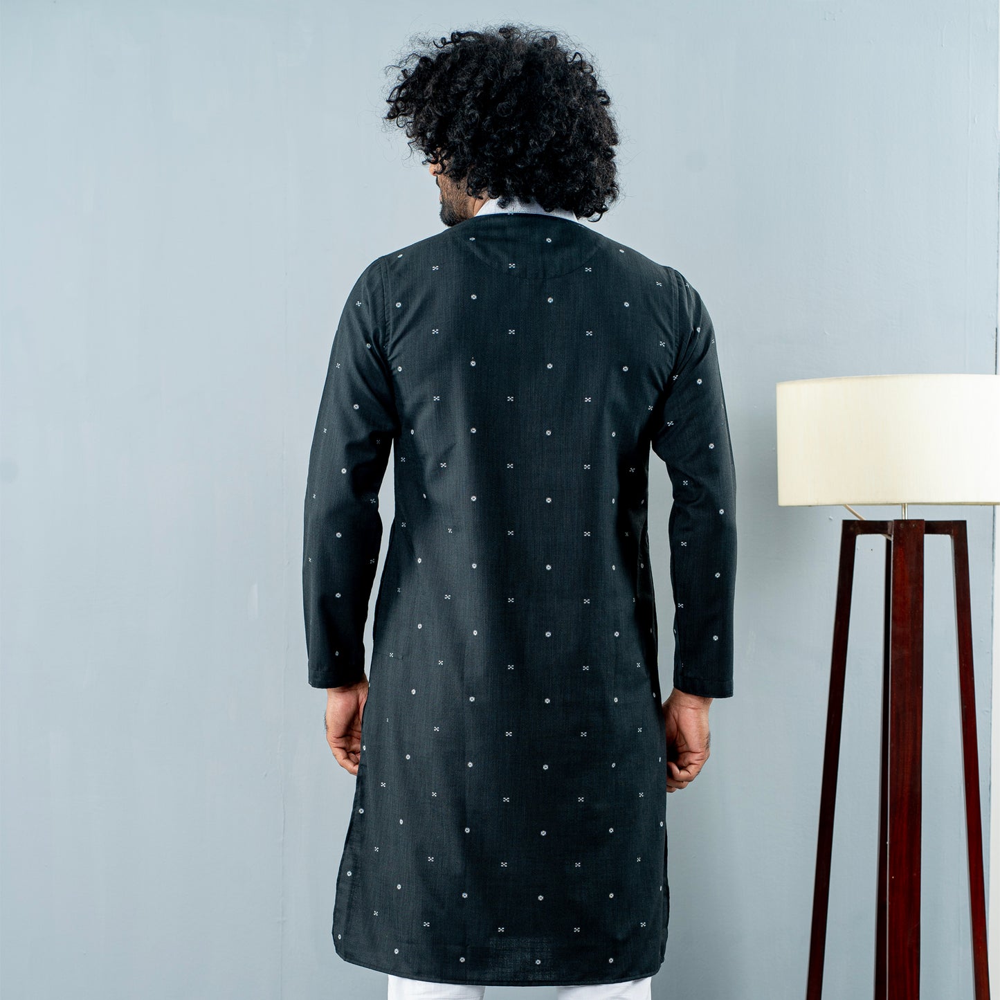 Mens Black Panjabi