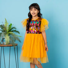 Load image into Gallery viewer, Girls Frock- Yellow

