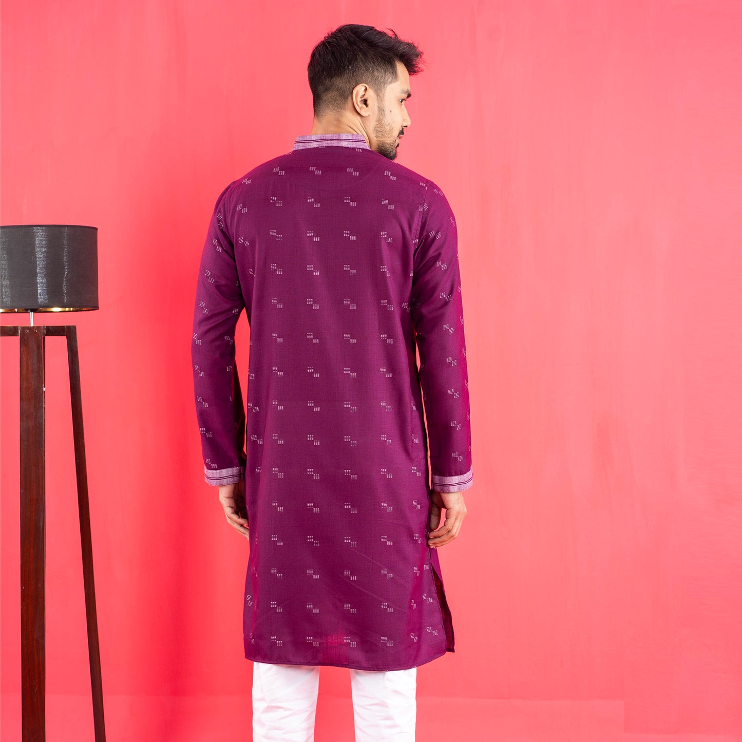 Mens Basic Panjabi- Purple