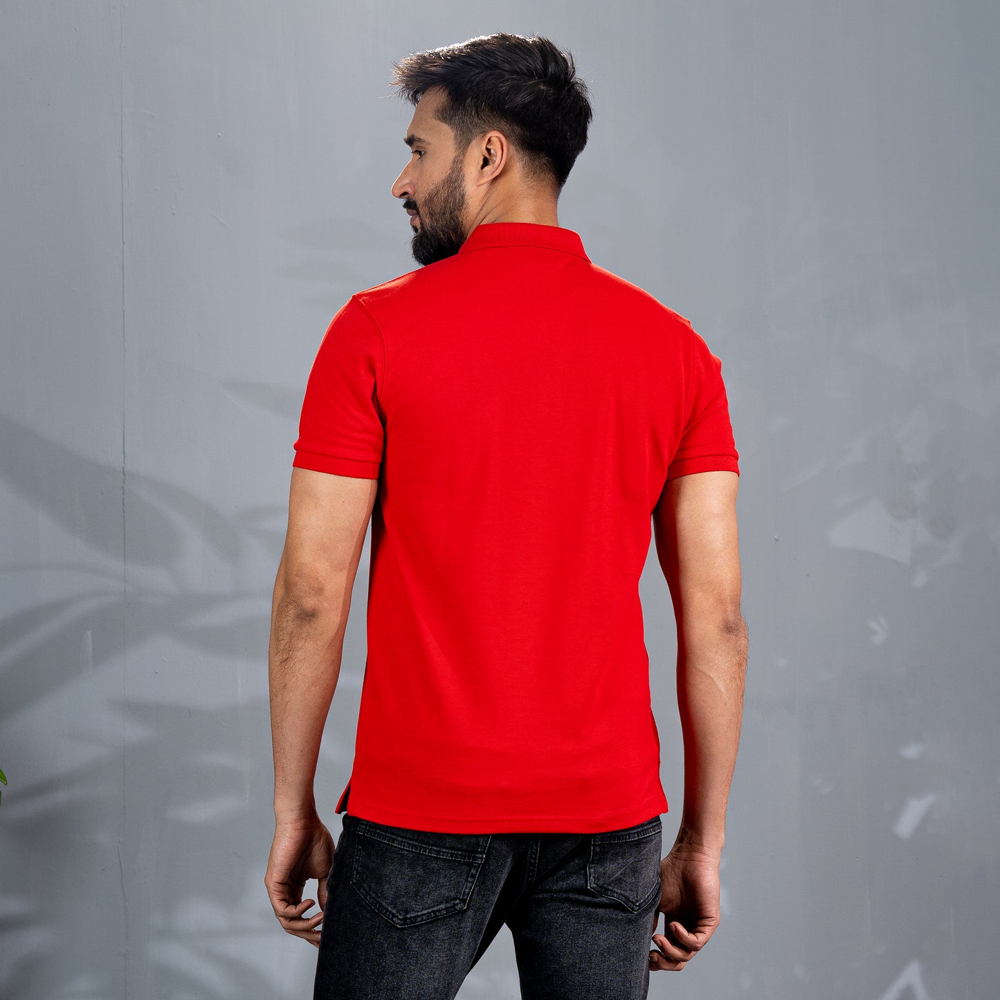 Mens Red Polo