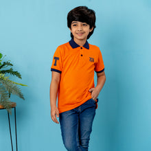 Load image into Gallery viewer, Boys Polo- Orange
