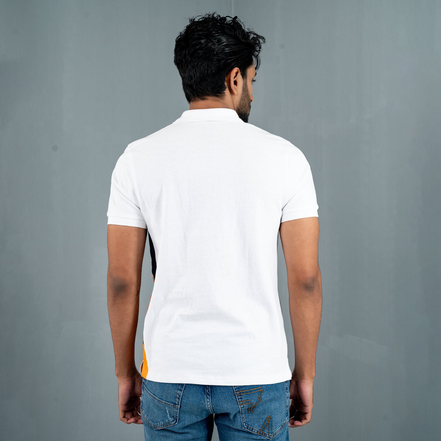 Mens White Polo