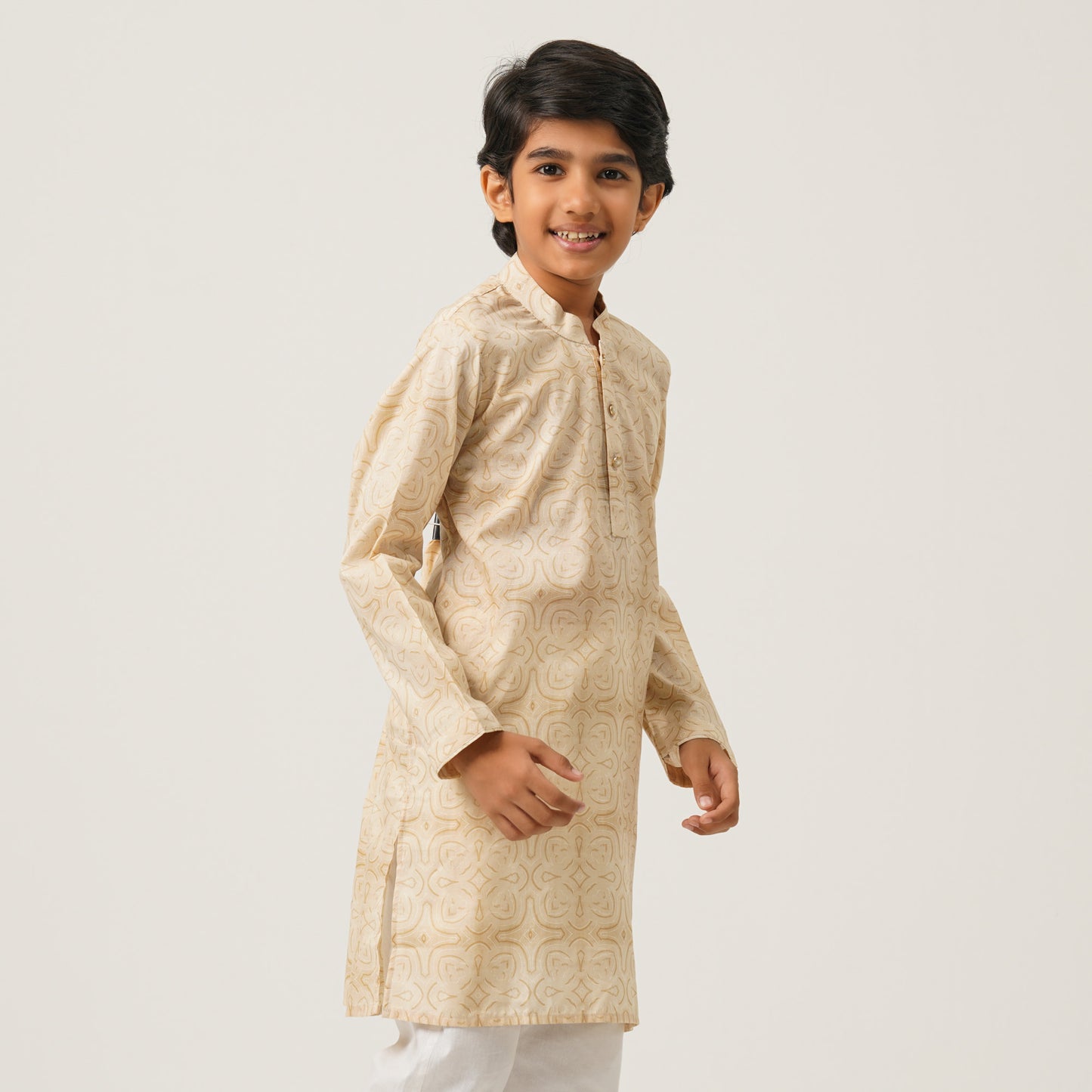 Boy's Beige Panjabi
