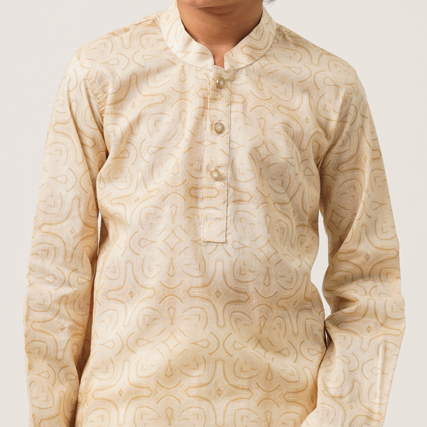 Boy's Beige Panjabi