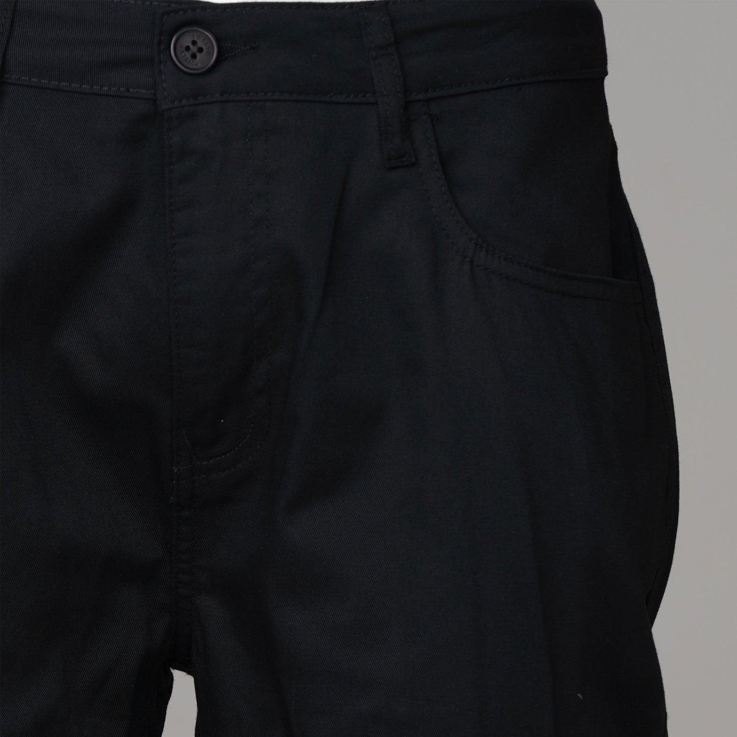 Mens Black Twill Pant