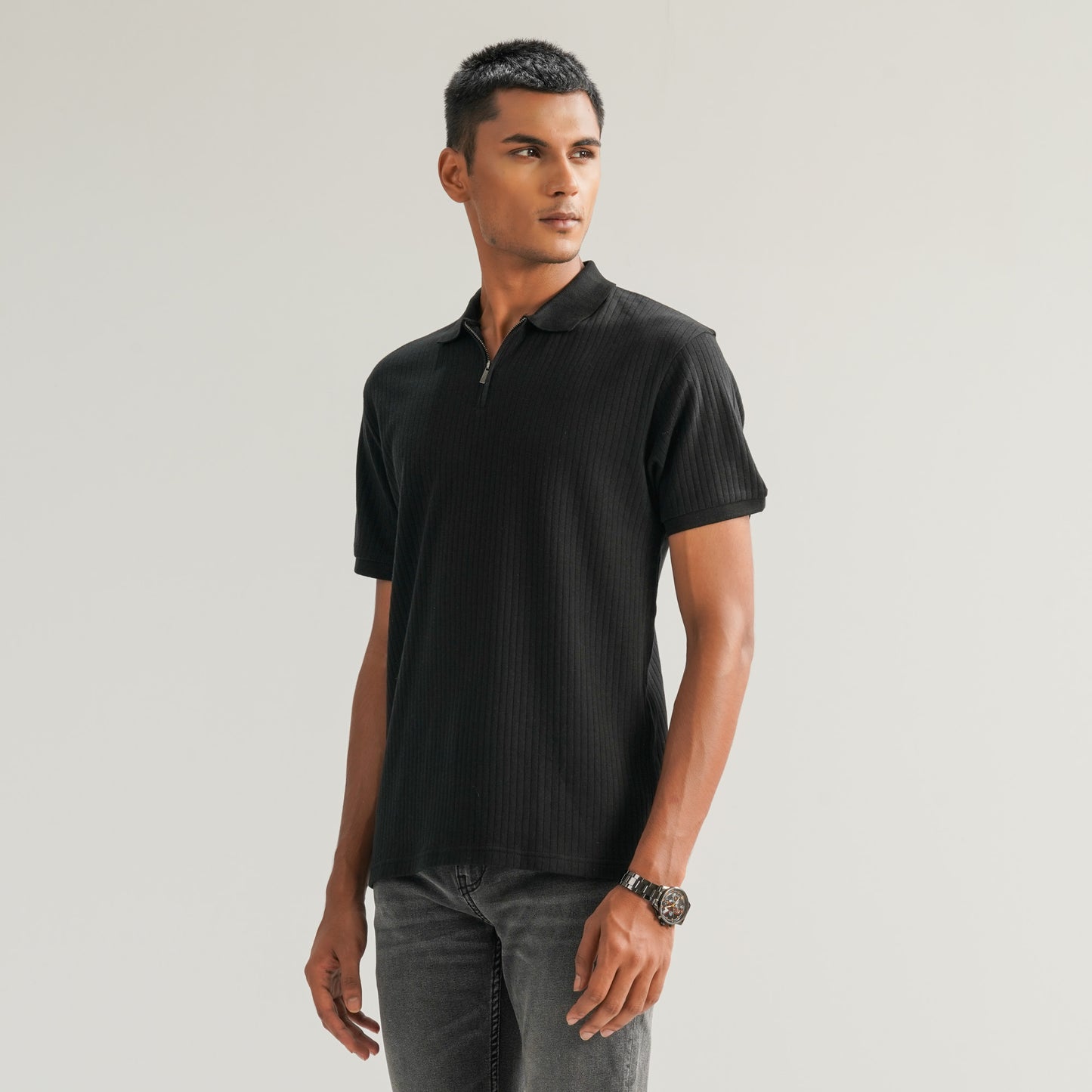 Mens Black Polo